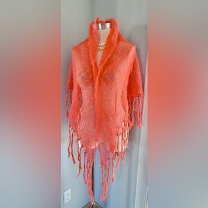 100% Mohair Hutzler’s Baltimore Triangle Shawl 80”x51”